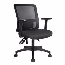 NAUTILUS Designs Barri Medium Back 3 Lever Mesh Task Operator Office C