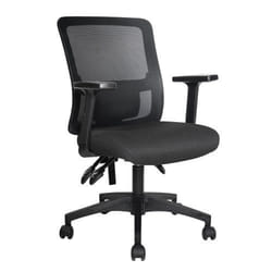 NAUTILUS Designs Barri Medium Back 3 Lever Mesh Task Operator Office C