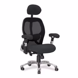 NAUTILUS Designs Ergo Luxury High Back Ergonomic Mesh Executive Operat