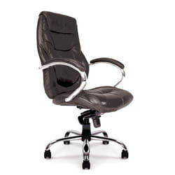 NAUTILUS Designs Sandown High Back Luxurious Leather Faced Synchronous