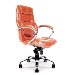 NAUTILUS Designs Sandown High Back Luxurious Leather Faced Synchronous