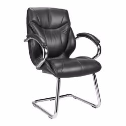 NAUTILUS Designs Sandown High Back Luxurious Leather Faced Synchronous