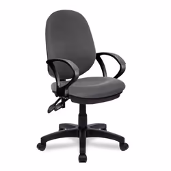 NAUTILUS Designs Java 200 Medium Back Twin Lever Fabric Operator Offic