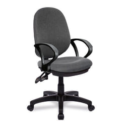 NAUTILUS Designs Java 200 Medium Back Twin Lever Fabric Operator Offic