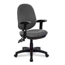 NAUTILUS Designs Java 200 Medium Back Twin Lever Fabric Operator Offic