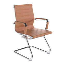 NAUTILUS Designs Aura Contemporary Medium Back Bonded Leather Executiv