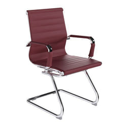 NAUTILUS Designs Aura Contemporary Medium Back Bonded Leather Executiv