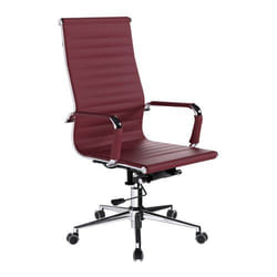 NAUTILUS Designs Aura Contemporary High Back Bonded Leather Executive