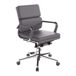 NAUTILUS Designs Avanti Medium Back Bonded Leather Executive Office Ch