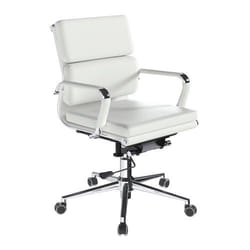 NAUTILUS Designs Avanti Medium Back Bonded Leather Executive Office Ch