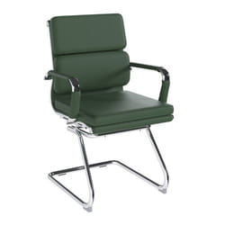 NAUTILUS Designs Avanti Medium Back Bonded Leather Cantilever Visitor