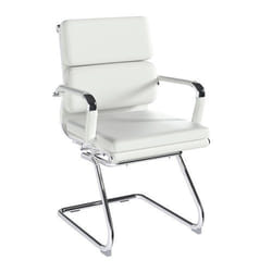 NAUTILUS Designs Avanti Medium Back Bonded Leather Cantilever Visitor