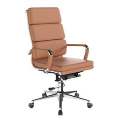 NAUTILUS Designs Avanti High Back Bonded Leather Executive Office Chai