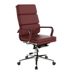 NAUTILUS Designs Avanti High Back Bonded Leather Executive Office Chai