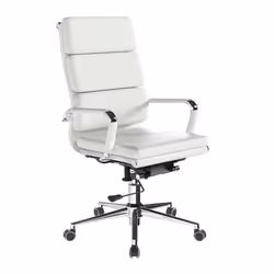 NAUTILUS Designs Avanti High Back Bonded Leather Executive Office Chai