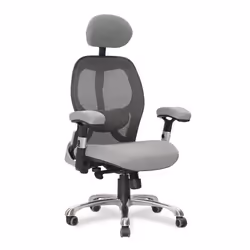 NAUTILUS Designs Ergo Luxury High Back Ergonomic Mesh Executive Operat