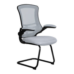 NAUTILUS Designs Luna Designer High Back Mesh Grey Cantilever Visitor