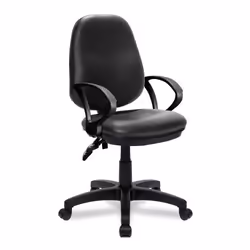 NAUTILUS Designs Java 200 Medium Back Twin Lever Vinyl Operator Office