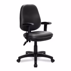 NAUTILUS Designs Java 200 Medium Back Twin Lever Vinyl Operator Office
