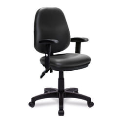 NAUTILUS Designs Java 200 Medium Back Twin Lever Vinyl Operator Office