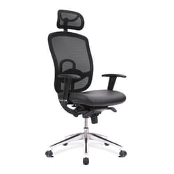 NAUTILUS Designs Liberty High Back Mesh Executive Office Chair With Ad
