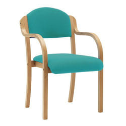 NAUTILUS Designs Tahara Stackable Conference/Visitor Chair With Arms A