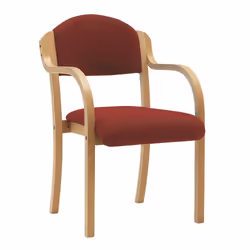 NAUTILUS Designs Tahara Stackable Conference/Visitor Chair With Arms W