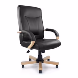NAUTILUS Designs Troon High Back Leather Faced Executive Office Chair