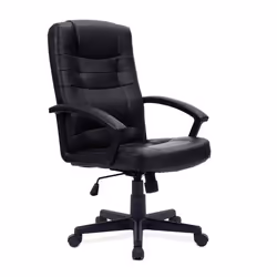 NAUTILUS Designs Darwin High Back Leather Effect Executive Office Chai
