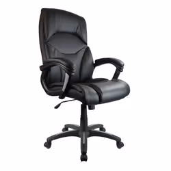 NAUTILUS Designs Wellington High Back Leather Effect Luxuriously Padde