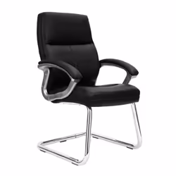 NAUTILUS Designs Greenwich High Back Leather Effect Executive Visitor