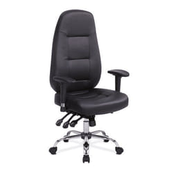 NAUTILUS Designs Babylon High Back Bonded Leather 24 Hour Synchronous