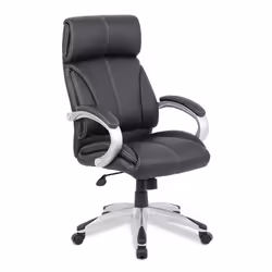 NAUTILUS Designs Cloud High Back Leather Faced Executive Office Chair