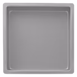 PME Square Cake Pan, Pie baking dish, Square, Aluminium, Stainless steel, 1 pc(s), 203 mm