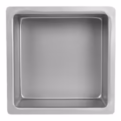 PME SQR064, Cake pan, Square, Flat surface, Aluminium, Aluminium, 152 mm