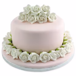PME CBR847 cake serving mat Silver Round