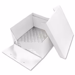 PME Square Cake Card & Cake Box, Cake container, Square, White, 254 mm, 254 mm