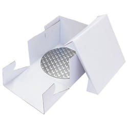 PME BBR884 cake storage container Square Cardboard White