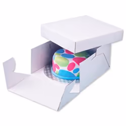 PME BBR884 cake storage container Square Cardboard White