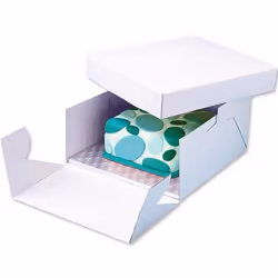 PME BBS891 cake storage container Square White