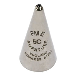 PME Seamless Stainless Steel Small Closed Star Supatube  Decorating Tip  no. 5C