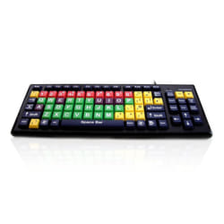 Accuratus Monster 2 USB QWERTY UK English Black, Green, Red, Yellow