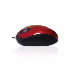 Accuratus Image Mouse - USB Full Size Glossy Finish Computer Mouse - Red