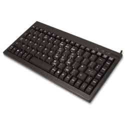 Accuratus KYBAC595-PS2BLK keyboard Office PS/2 AZERTY Black