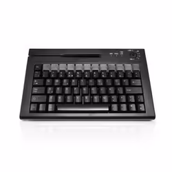 Accuratus S69A - USB Mini EPOS Keyboard with MSR, Keylock and 12 Fully Programmable POS Grade Keys