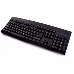 Accuratus KYBAC260UP-BKSP, Full-size (100%), Wired, USB + PS/2, QWERTY, Black