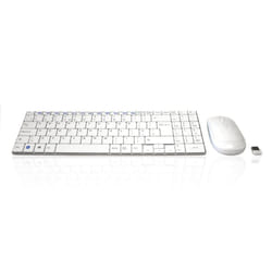 Accuratus Minimus X - Minimalist Ultra Sleek Wireless RF 2.4GHz Keyboard & Mouse Set