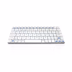 Accuratus Minimus, Full-size (100%), Wireless, Bluetooth, QWERTY, White