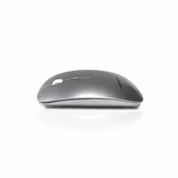 Accuratus Image RF - Wireless RF 2.4Ghz Sleek Slim Glossy Finish Optical Mouse with Nano Receiver - Silver
