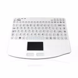 Accuratus AccuMed 540 RF - RF 2.4GHz Wireless & Rechargeable Mini Sealed IP67 Antibacterial Clinical / Medical Keyboard with ...